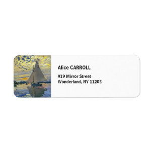 Claude Monet - Sailboat bei Le Petit-Gennevilliers