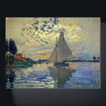 Claude Monet - Sailboat bei Le Petit-Gennevilliers Briefbeschwerer<br><div class="desc">Sailboat at Le Petit-Gennevilliers / Voilier au Petit-Gennevilliers - Claude Monet,  1874</div>