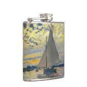 Claude Monet - Sailboat bei Le Petit-Gennevilliers Flachmann (Rechts)