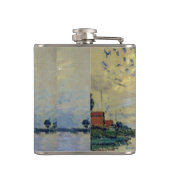 Claude Monet - Sailboat bei Le Petit-Gennevilliers Flachmann (Rückseite)