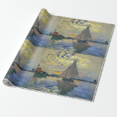 Claude Monet - Sailboat bei Le Petit-Gennevilliers Geschenkpapier (Ungerollt)