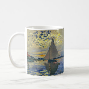 Claude Monet - Sailboat bei Le Petit-Gennevilliers Kaffeetasse