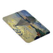 Claude Monet - Sailboat bei Le Petit-Gennevilliers Magnet (Rechte Seite)