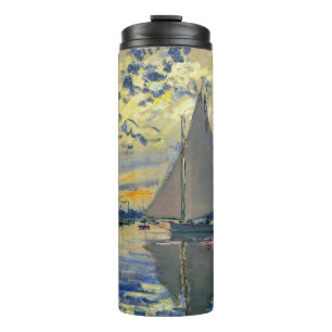 Claude Monet - Sailboat bei Le Petit-Gennevilliers Thermosbecher