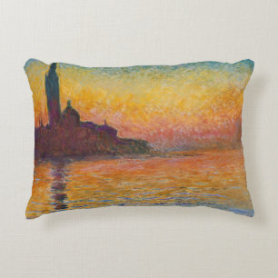 Claude Monet - San Giorgio Maggiore bei Dämmerung Dekokissen