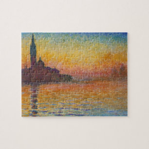Claude Monet - San Giorgio Maggiore bei Dämmerung Puzzle