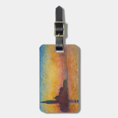 Claude Monet - San Giorgio Maggiore - Museo Canton Gepäckanhänger (Vorderseite vertikal)