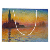 Claude Monet - San Giorgio Maggiore - Museo Canton Große Geschenktüte (Rückseite)