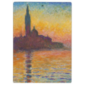 Claude Monet - San Giorgio Maggiore - Museo Canton Klemmbrett (Rückseite)