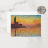 Claude Monet - San Giorgio Maggiore - Museo Canton Mitteilungskarte (Vorderseite/Rückseite Beispiel)