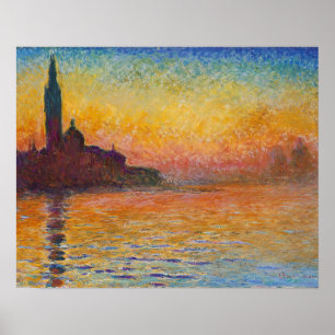 Claude Monet - San Giorgio Maggiore - Museo Canton Poster