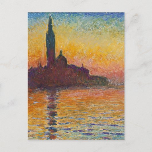 Claude Monet - San Giorgio Maggiore - Museo Canton Postkarte (Vorderseite)