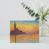 Claude Monet - San Giorgio Maggiore - Museo Canton Postkarte (Stehend Vorderseite)
