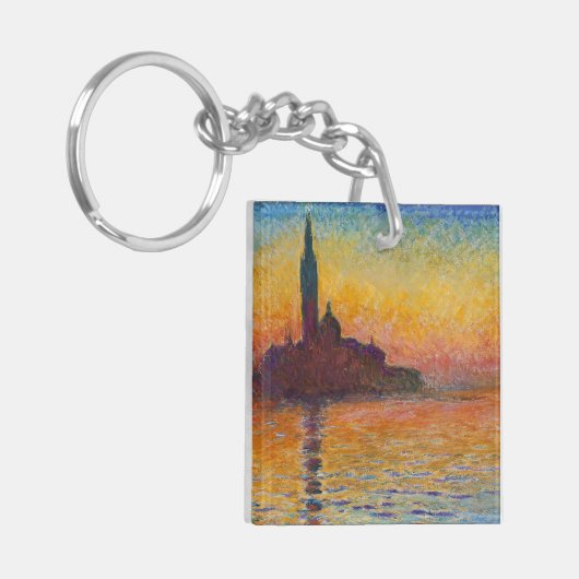 Claude Monet - San Giorgio Maggiore - Museo Canton Schlüsselanhänger (Vorderseite links)