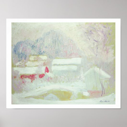 Claude Monet | Sandviken, Norway Poster (Vorne)