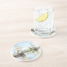 Claude Monet. Schiffe, die auf der Seine in Rouen 