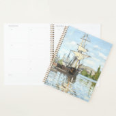 Claude Monet. Schiffe, die auf der Seine in Rouen  Planer (Anzeige)