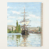 Claude Monet. Schiffe, die auf der Seine in Rouen  Planer (Rückseite)