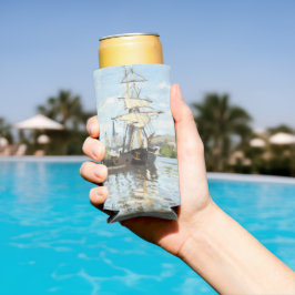 Claude Monet. Schiffe, die auf der Seine in Rouen  Selters Dosenkühler