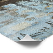 Claude Monet | Schiffe Fahrt auf der Seine in Roue Poster (Ecke)