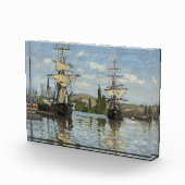Claude Monet Schiffes auf der Seine Fotoblock (Rechts)