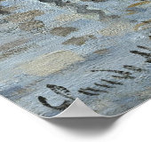 Claude Monet Schiffes auf der Seine Poster (Ecke)