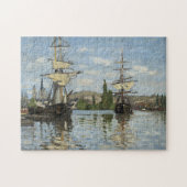 Claude Monet Schiffes auf der Seine Puzzle (Horizontal)