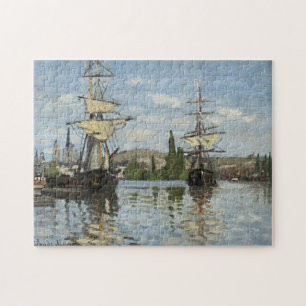 Claude Monet Schiffes auf der Seine Puzzle