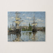 Claude Monet Schiffes auf der Seine Puzzle (Horizontal)