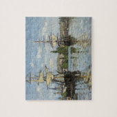 Claude Monet Schiffes auf der Seine Puzzle (Vertikal)