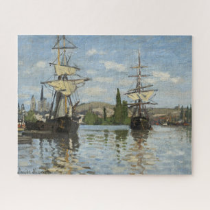 Claude Monet Schiffes auf der Seine Puzzle