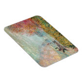 Claude Monet | Schiffsstudio auf der Seine Magnet (Rechte Seite)
