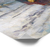 Claude Monet - Schneeausbildung / Lokomotive Poster (Ecke)