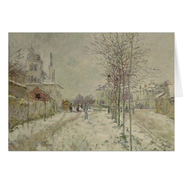 Claude Monet | Schneeeffekt (Vorderseite (Horizontal))