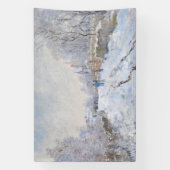 Claude Monet - Schneeszene in Argenteuil Banner (Vertikal)