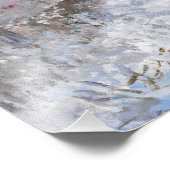 Claude Monet - Schneeszene in Argenteuil Fotodruck (Ecke)