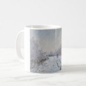 Claude Monet - Schneeszene in Argenteuil Kaffeetasse (Vorderseite Links)