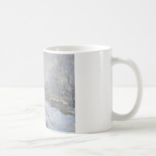 Claude Monet - Schneeszene in Argenteuil Kaffeetasse