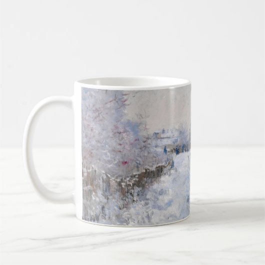 Claude Monet - Schneeszene in Argenteuil Kaffeetasse (Links)