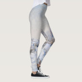 Claude Monet - Schneeszene in Argenteuil Leggings (Rechts)