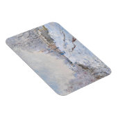 Claude Monet - Schneeszene in Argenteuil Magnet (Rechte Seite)