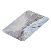 Claude Monet - Schneeszene in Argenteuil Magnet (Linke Seite)