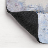 Claude Monet - Schneeszene in Argenteuil Mousepad (Ecke)