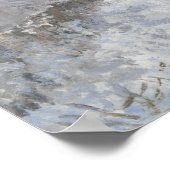 Claude Monet - Schneeszene in Argenteuil Poster (Ecke)