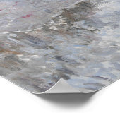 Claude Monet - Schneeszene in Argenteuil Poster (Ecke)