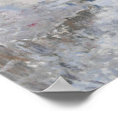 Claude Monet - Schneeszene in Argenteuil Poster (Ecke)