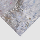 Claude Monet - Schneeszene in Argenteuil Seidenpapier (Detail)
