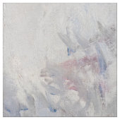 Claude Monet - Schneeszene in Argenteuil Stoff (Nahaufnahme)