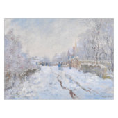Claude Monet - Schneeszene in Argenteuil Tischdecke (Vorderseite (Horizontal))