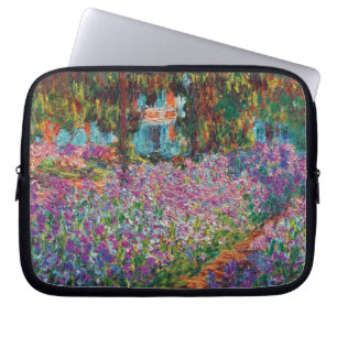 Claude Monet - Schwertlilien in Monets Garten Fine Laptopschutzhülle